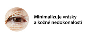 Minimalizuje vrásky a kožné nedokonalosti